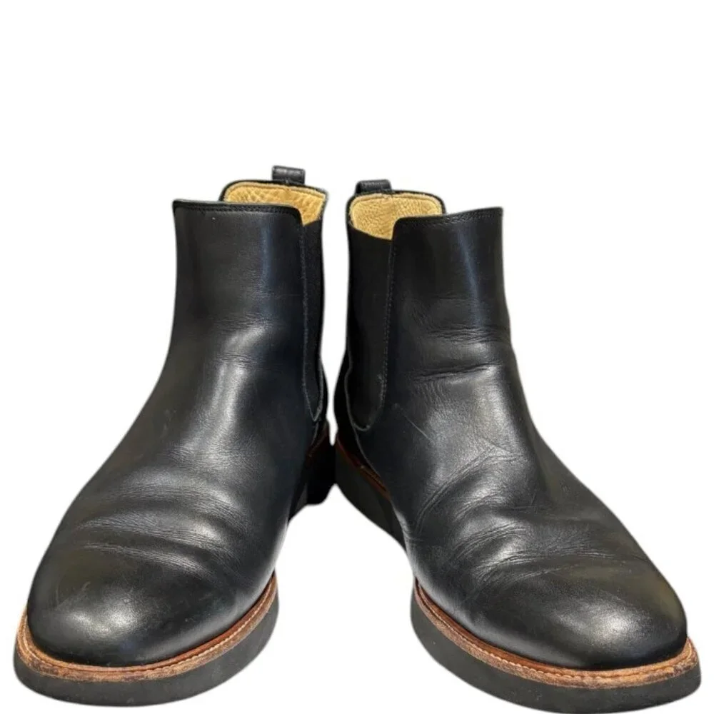 Samuel Hubbard M2170 048 24 Seven Pull On Black Leather Boots Men's 11.5